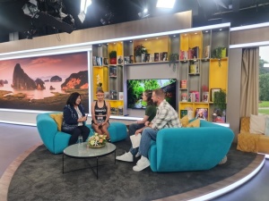 <strong>Read more about</strong><br />Ambassador Pattarat and Muaythai World Champion Somratsamee on Slovak TV ! Ambassador Pattarat and Muaythai World Champion Somratsamee on Slovak TV !